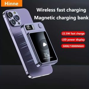1PC 5000/Mobile Power Bank, 22.5W/PD20W Super Fast Charge, Magnetic Suc
